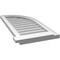 Ekena Millwork Quarter Round Top Right Surface Mount PVC Gable Vent w/ 2"W x 2"P Brickmould Sill Frame, 16"W x 34"H GVPQR16X3403SN - alternate 3